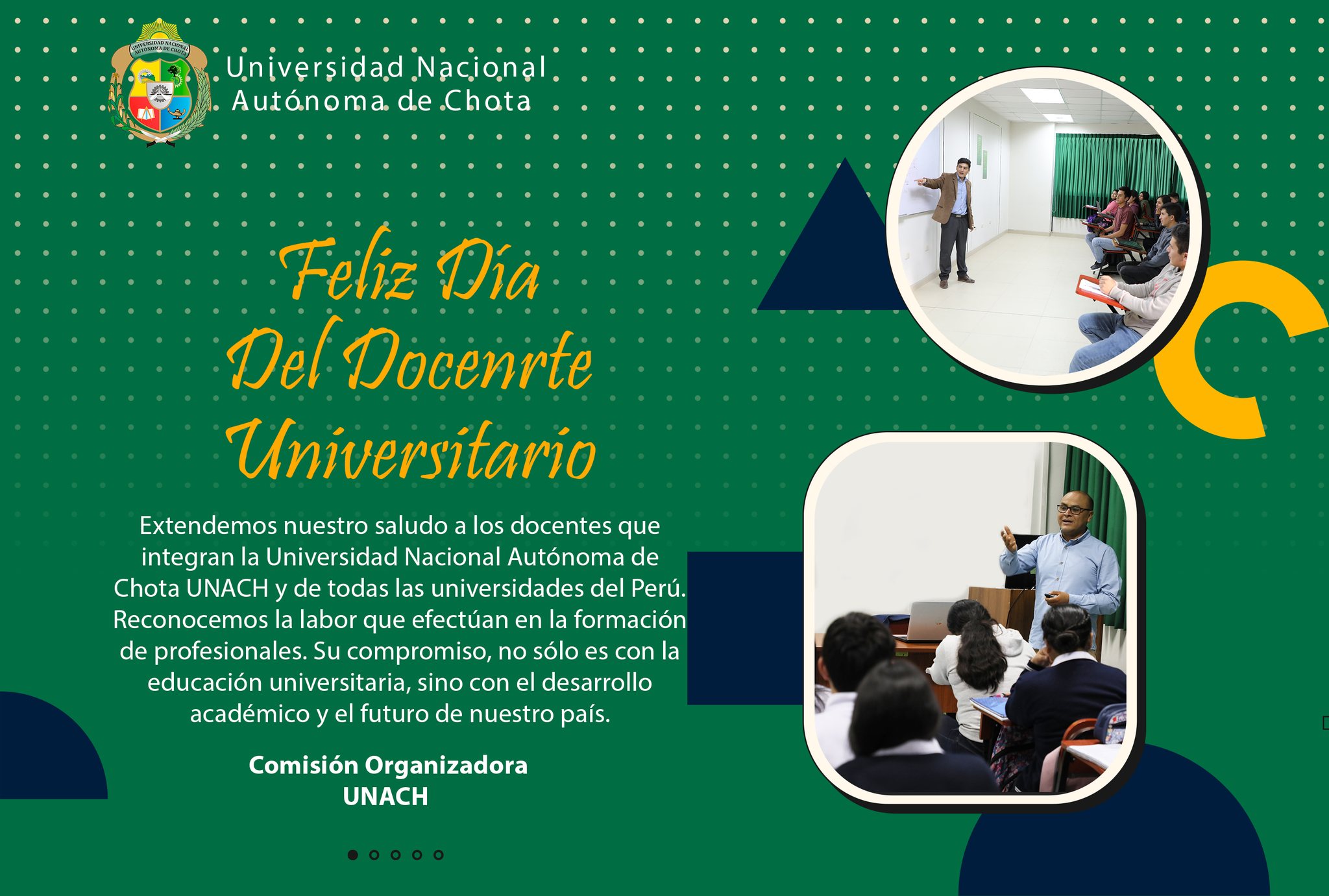 FELIZ DÍA DEL DOCENTE UNIVERSITARIO
