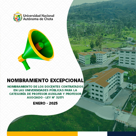 NOMBRAMIENTO EXCEPCIONAL